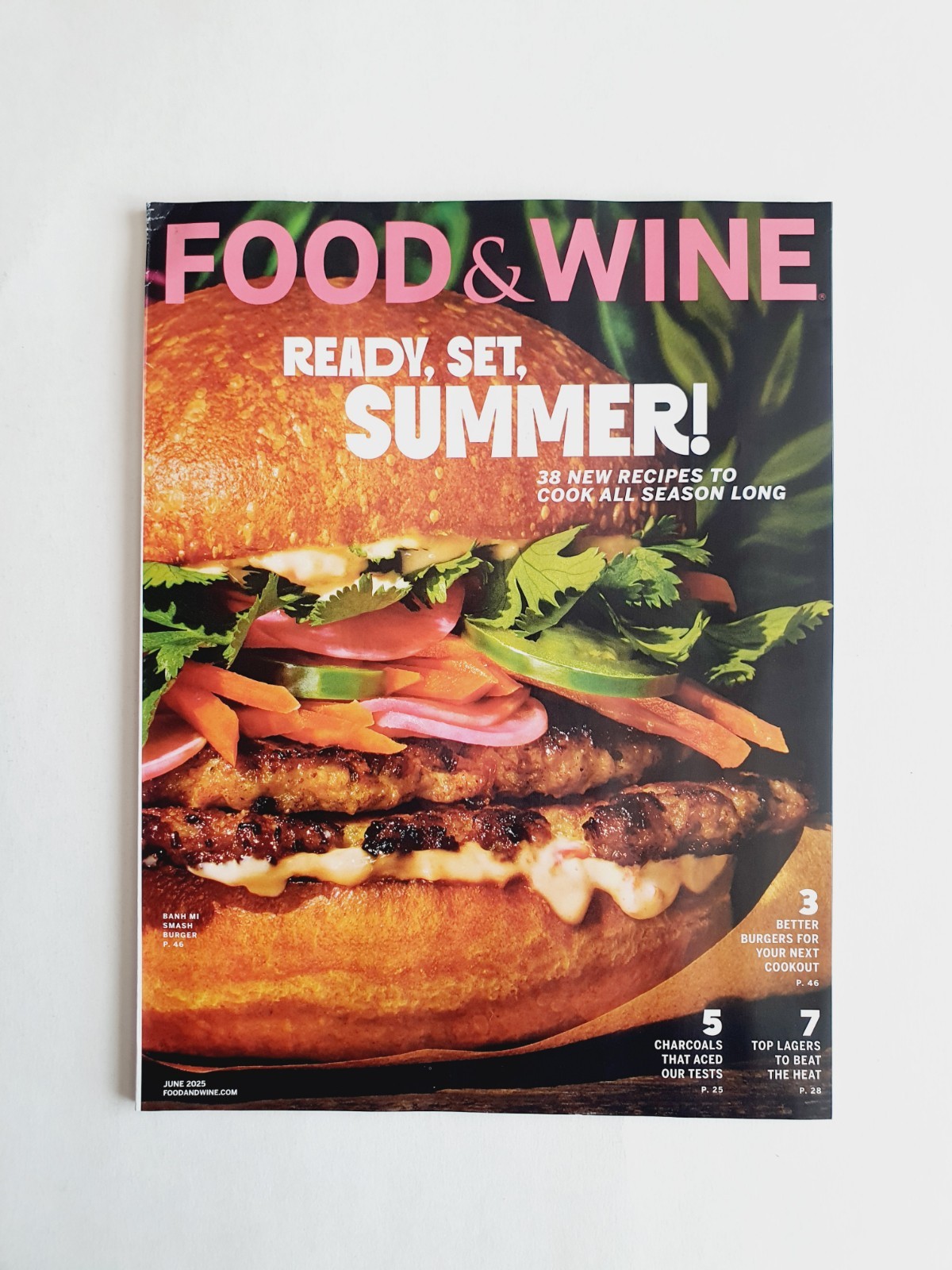 Food & Wine Magazine June, 2025 – Summer! 38 Recipes 3 Better Burgers