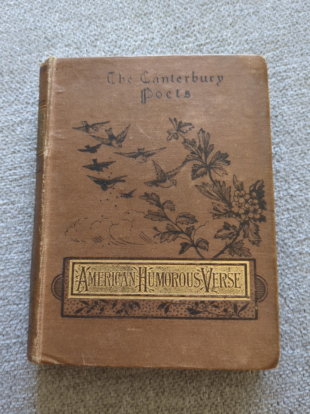 Antique The Canterbury Poets American Humorous Verse Edited By James Barr 1891