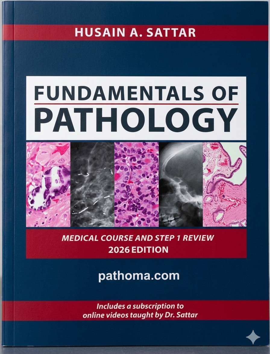 Pathoma 2026, by Husain A Sattar, Medical course&USMLE Step1 Review(Book+Videos)