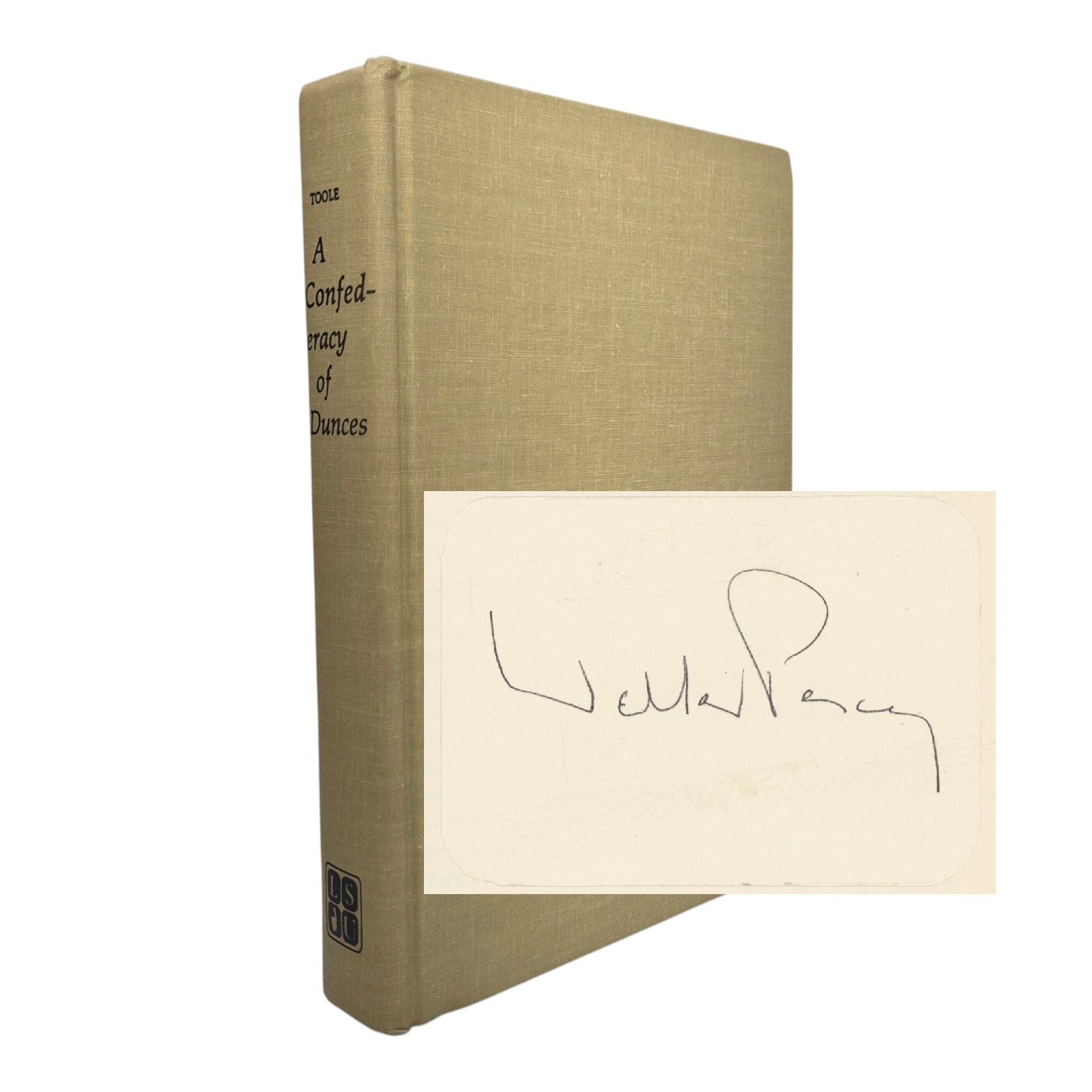 SIGNED A Confederacy of Dunces John Kennedy Toole 1980 First Edition, 5th Print