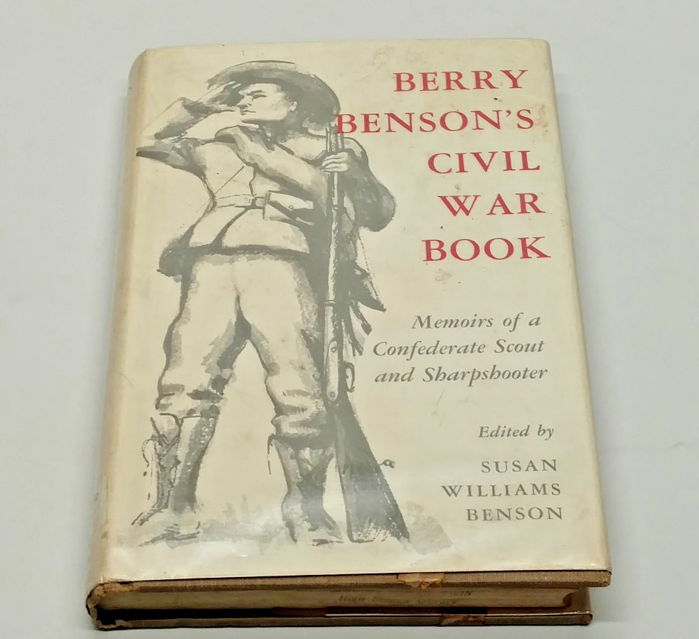 Vintage Berry Benson’s Civil War Book 1962 Susan Williams Benson | Memoirs HC