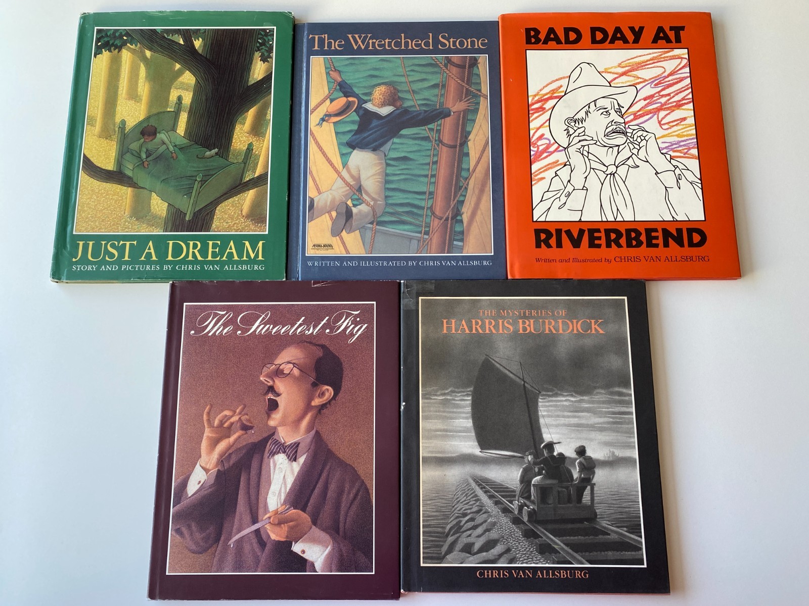 CHRIS VAN ALLSBURG LOT 9~Stranger~Polar Express~Jumanji~Sweetie Pie~Dream~Stone~