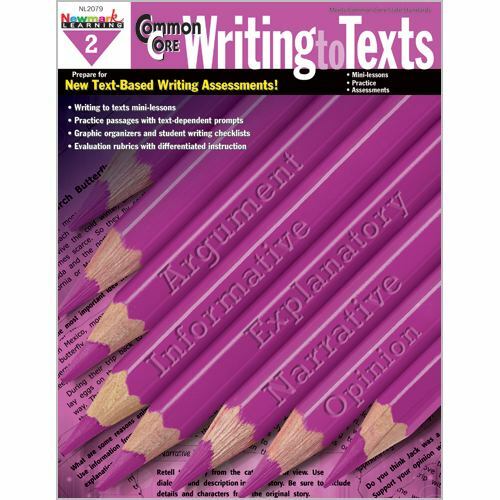 Newmark Learning Grade 2 Common Core Writing to Text Book (CC Writing)
