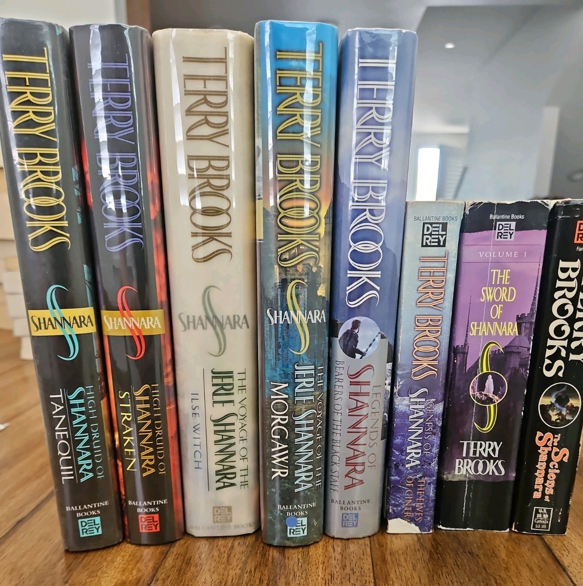 Shannara Book Lot by Terry Brooks Jerle Sword Of Shannara Hardcover & paperback