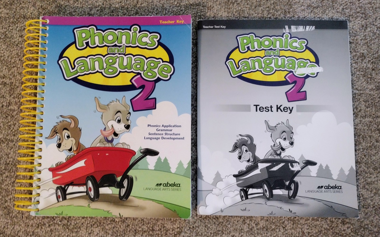 Abeka Phonics & Language 2 Teacher Key & Test Key