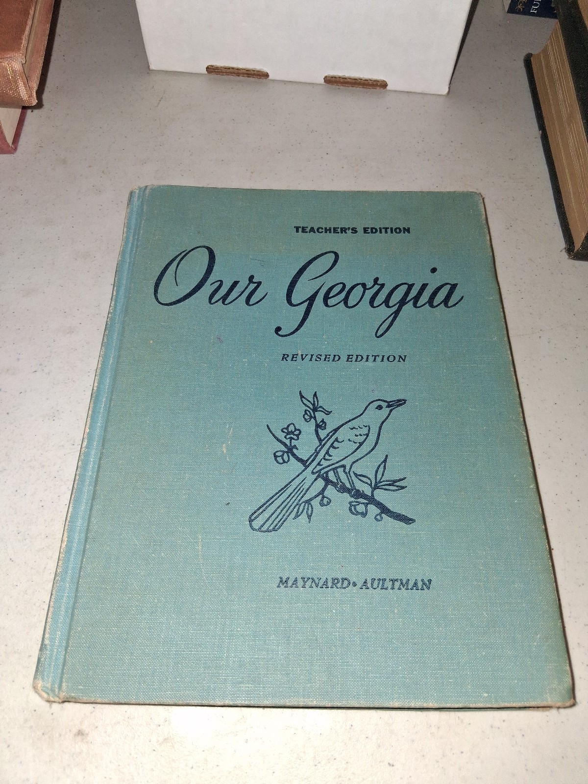 1957 Our Georgia TEACHERS EDITION Louise Maynard & Ruth Wynn Aultman (Hardcover)