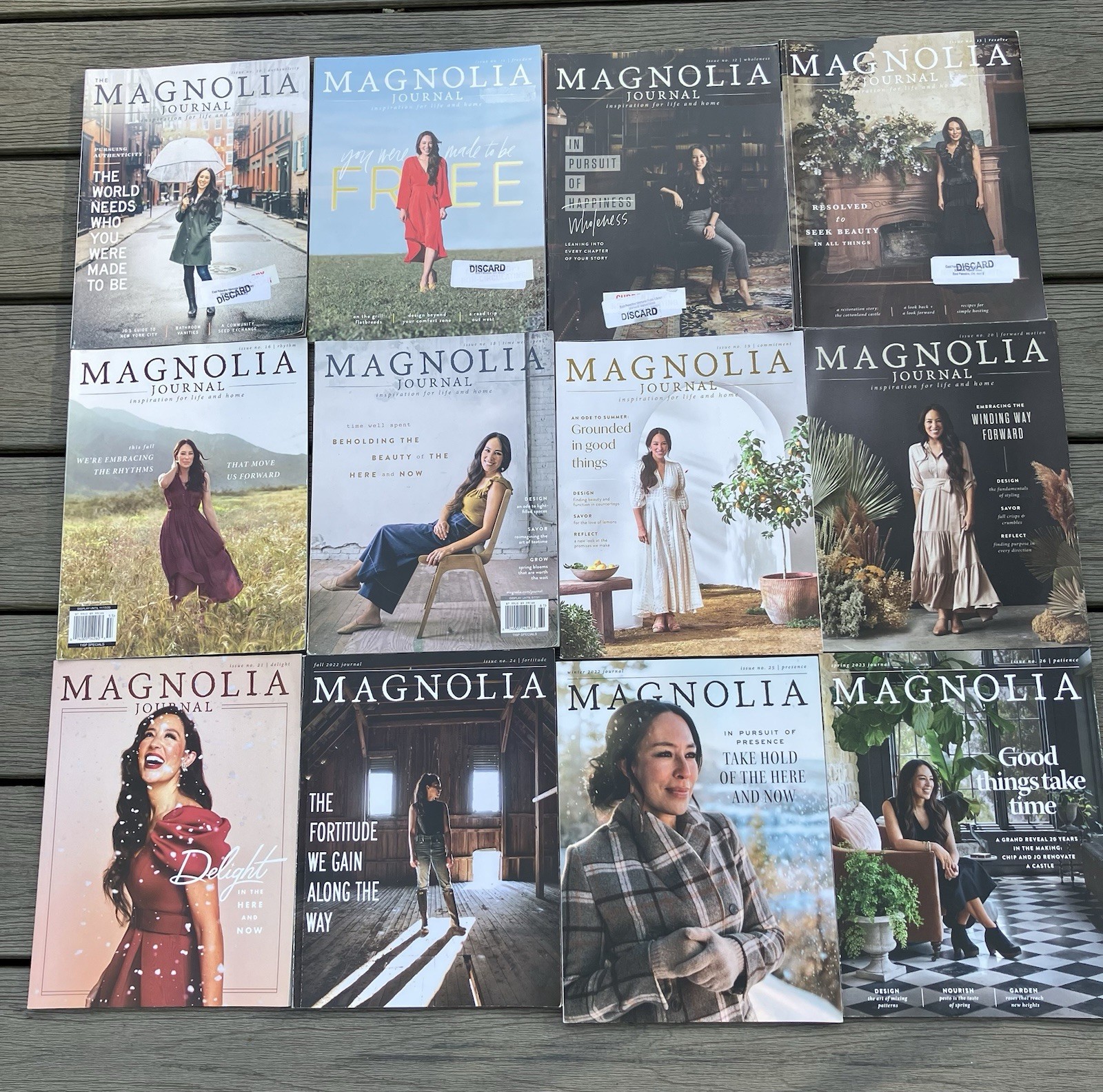 Magnolia Journal Magazine Joanna Gaines Lot of 21; 2019 – 2025 Good Condition