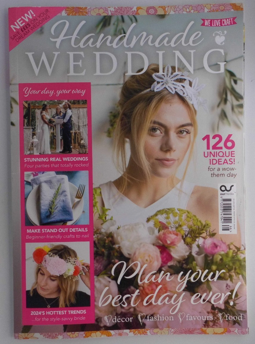 We Love Craft magazine #66 Handmade Wedding magazine 126 Unique ideas, Trends