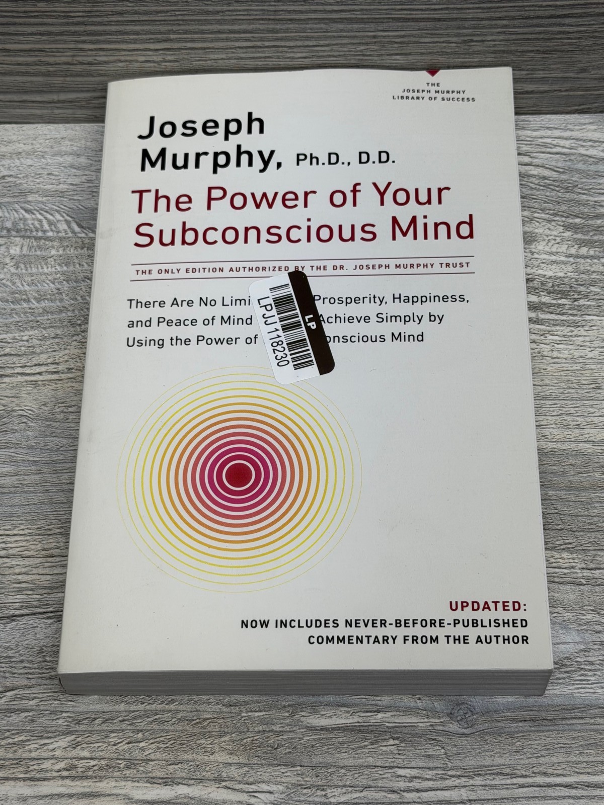 Joseph Murphy The Power of Your Subconscious Mind Library of Success Paperback
