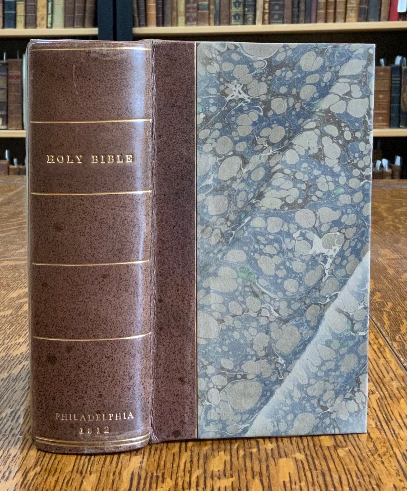 1812 Holy Bible Philadelphia Bible Society 1st American Stereotype Bible (Rutt)