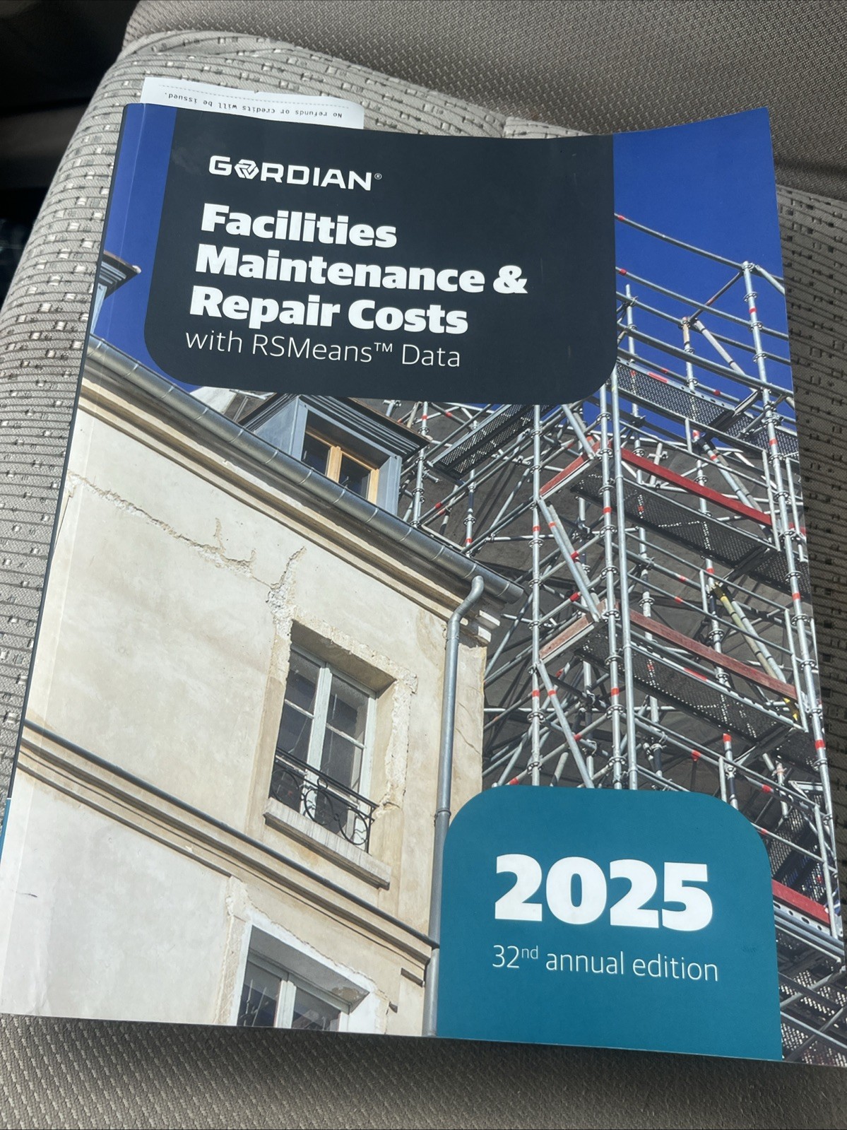 Gordian Facilities Maintenance & Repair Costs with RSMeans Data 32nd Ed – 2025