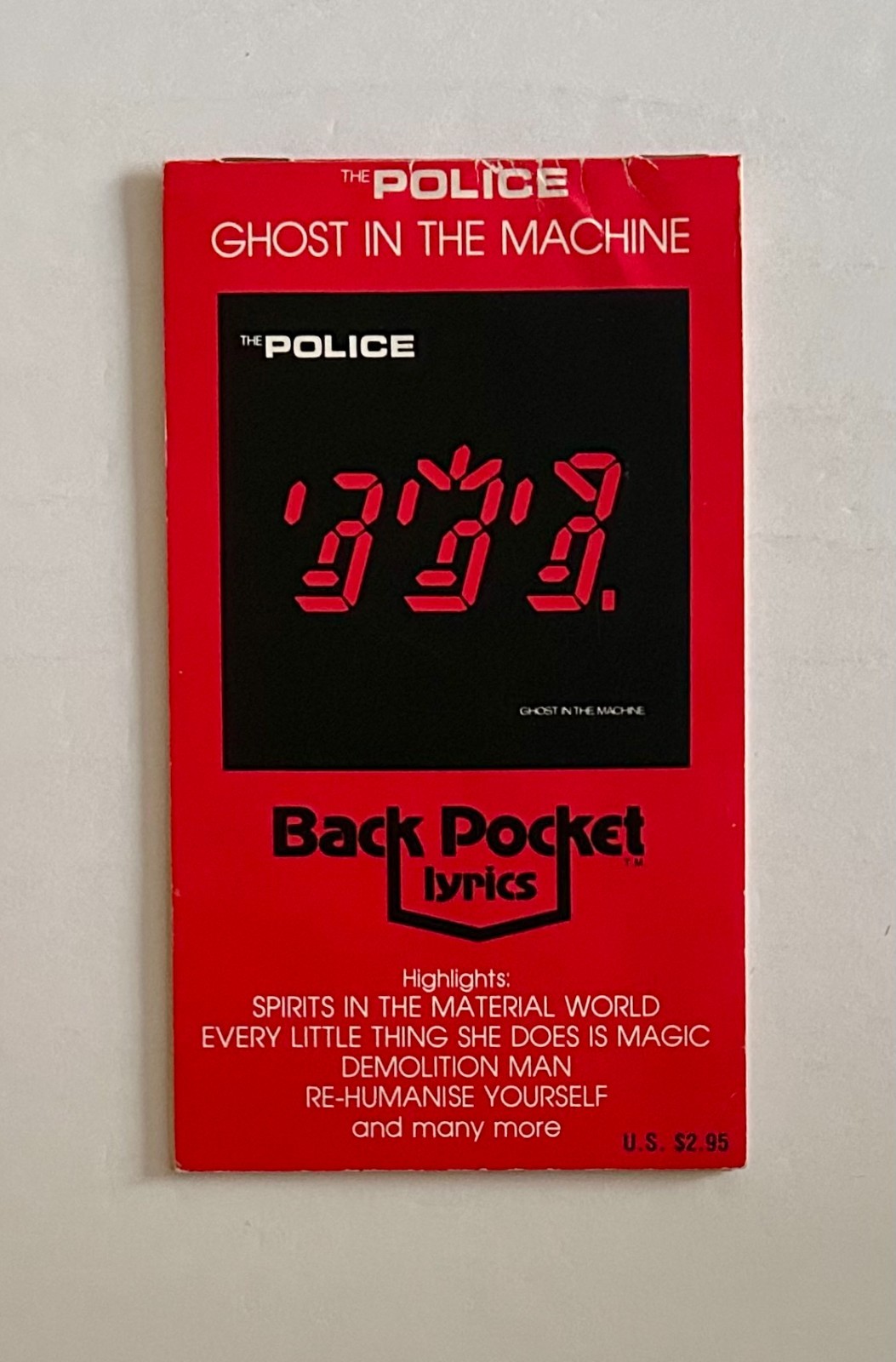 Police – Ghost In The Machine Back Pocket Lyrics