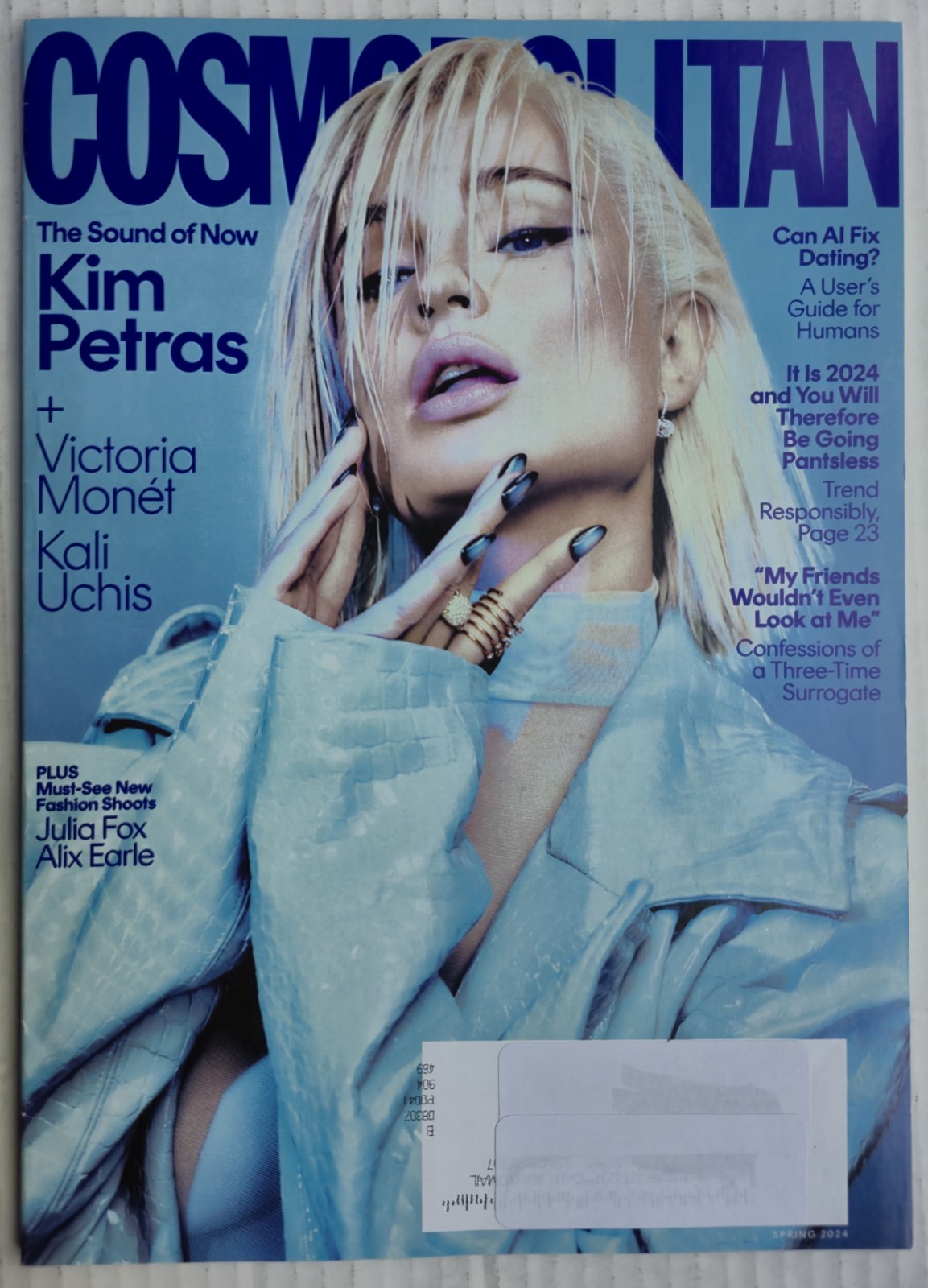 Cosmopolitan Spring 2024 Magazine Kim Petras Uchis Monet Alix Earle Julia Fox
