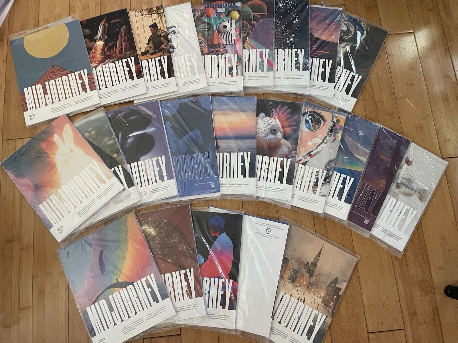 Sealed Midjourney Magazine collection Issues 10-34