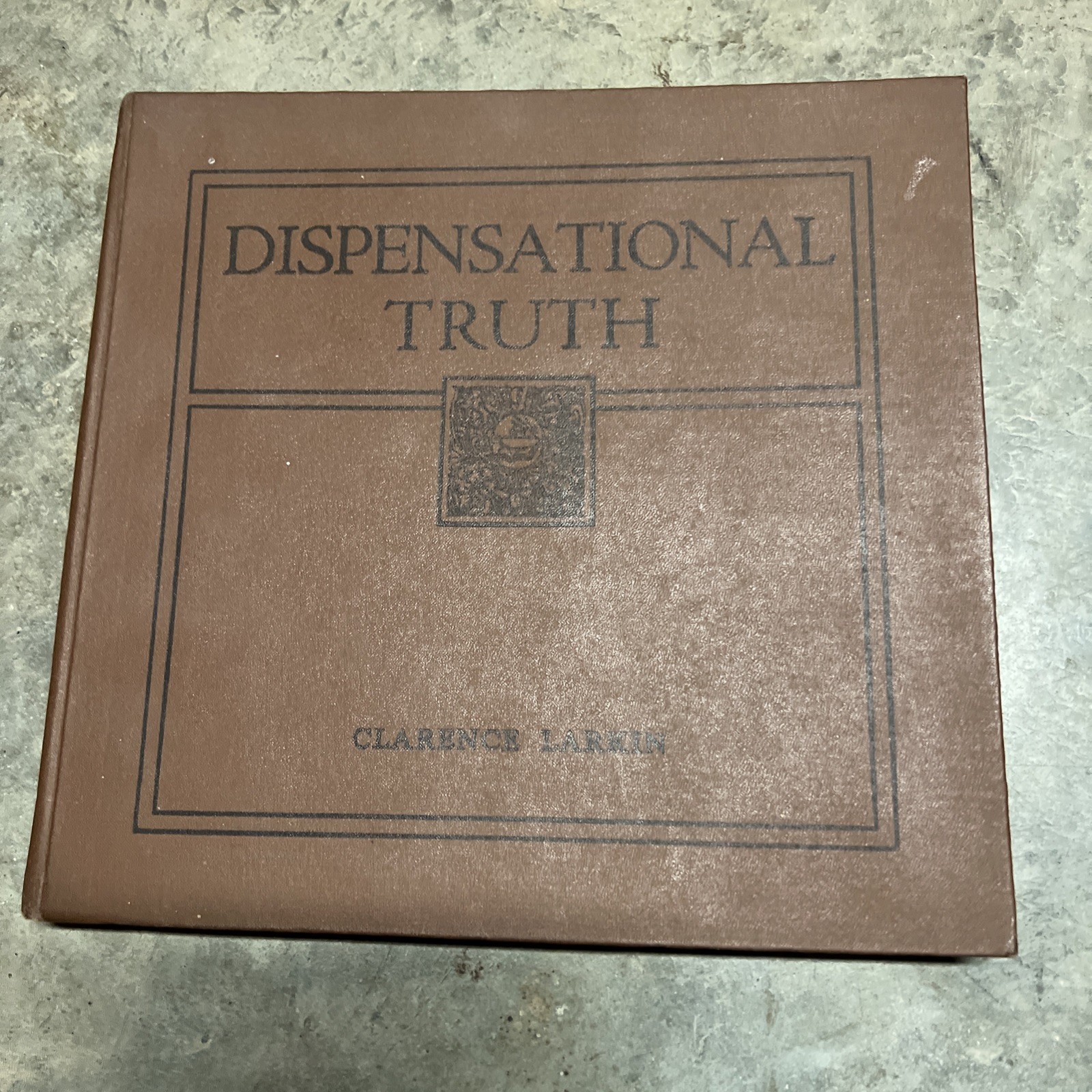 Antique 1920 Dispensational Truth Clarence Larkin Hardcover Enlarged Revised Ed