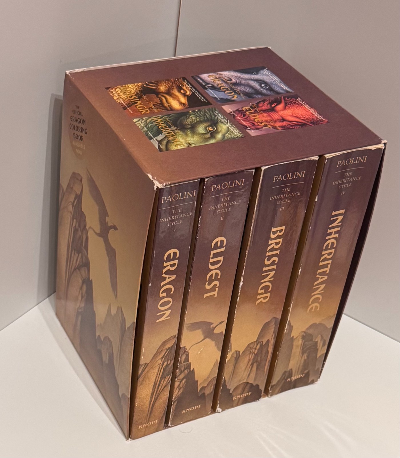 Inheritance Cycle Complete 4 Book Paperback Box Set (2012) – Christopher Paolini