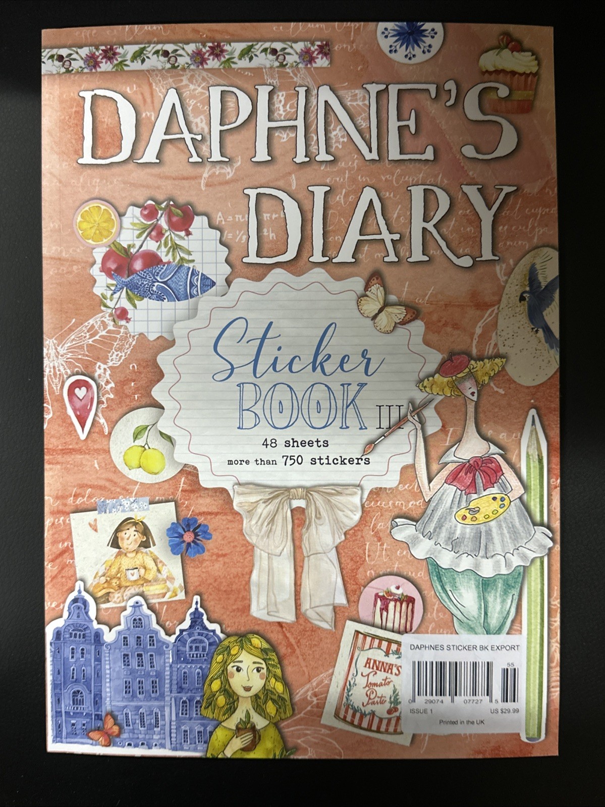 DAPHNE’S DIARY SPECIAL STICKER BOOK III Magazine 2025 48 Sheets 750 Stickers