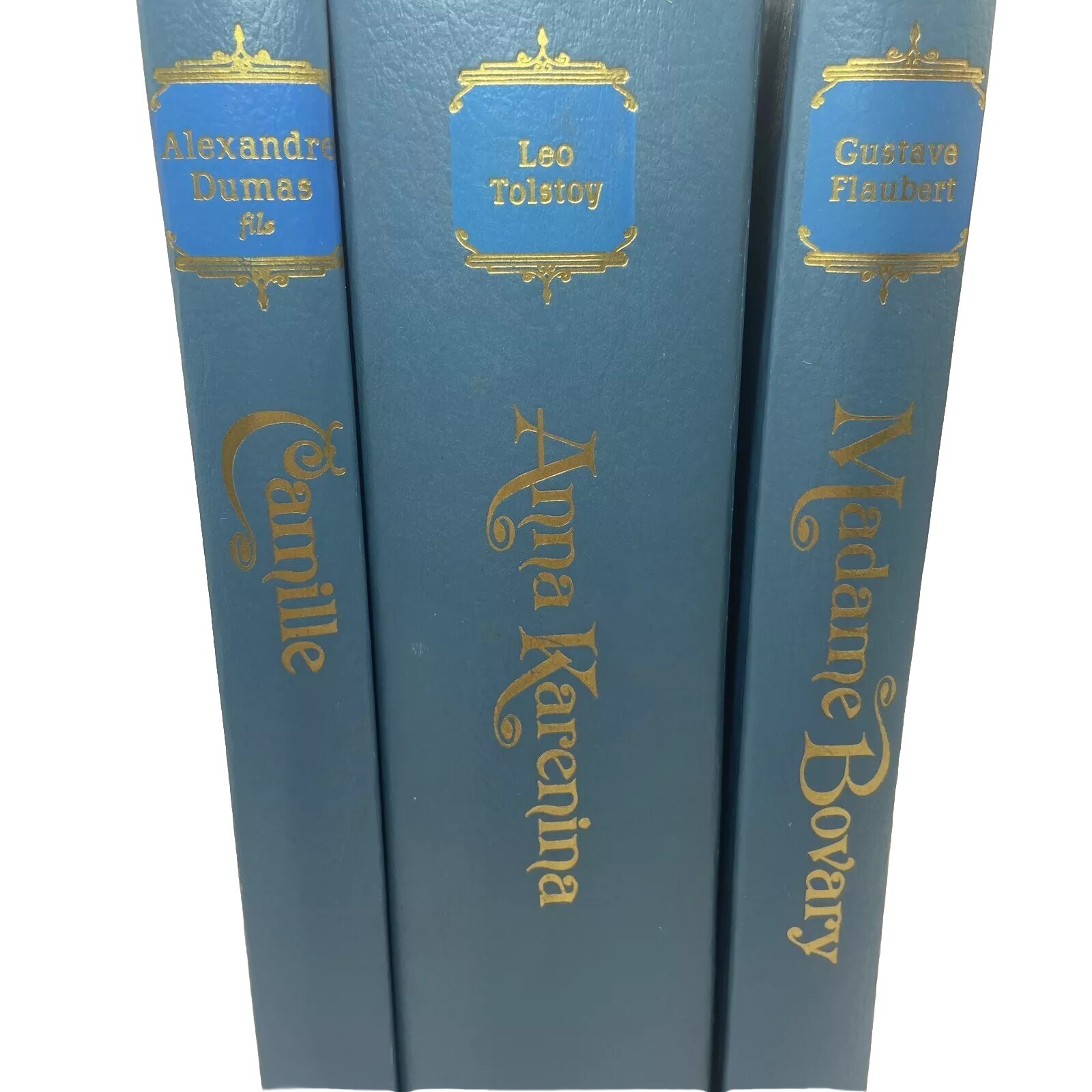 Nelson Doubleday Anna Karenina, Camille, Madame Bovary Lot Hardcover Illustrated