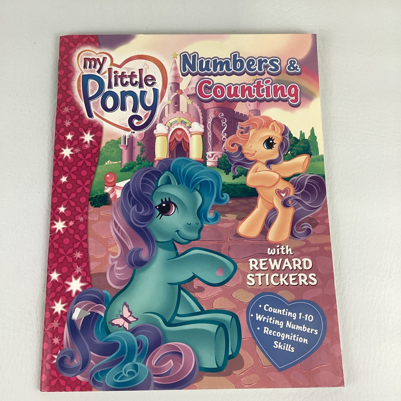 My Little Pony Learning Book Numbers Counting Reward Stickers Bendon Vintage
