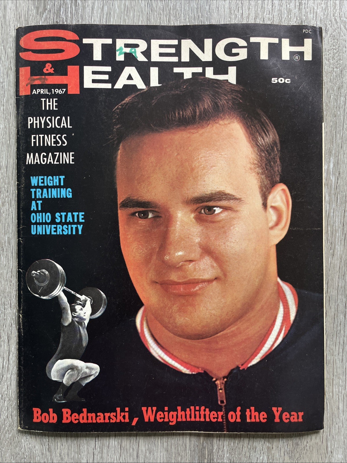 STRENGTH & HEALTH Magazine BOB BEDNARSKI + BOB GAJDA MR AMERICA APR 1967 V 35 4