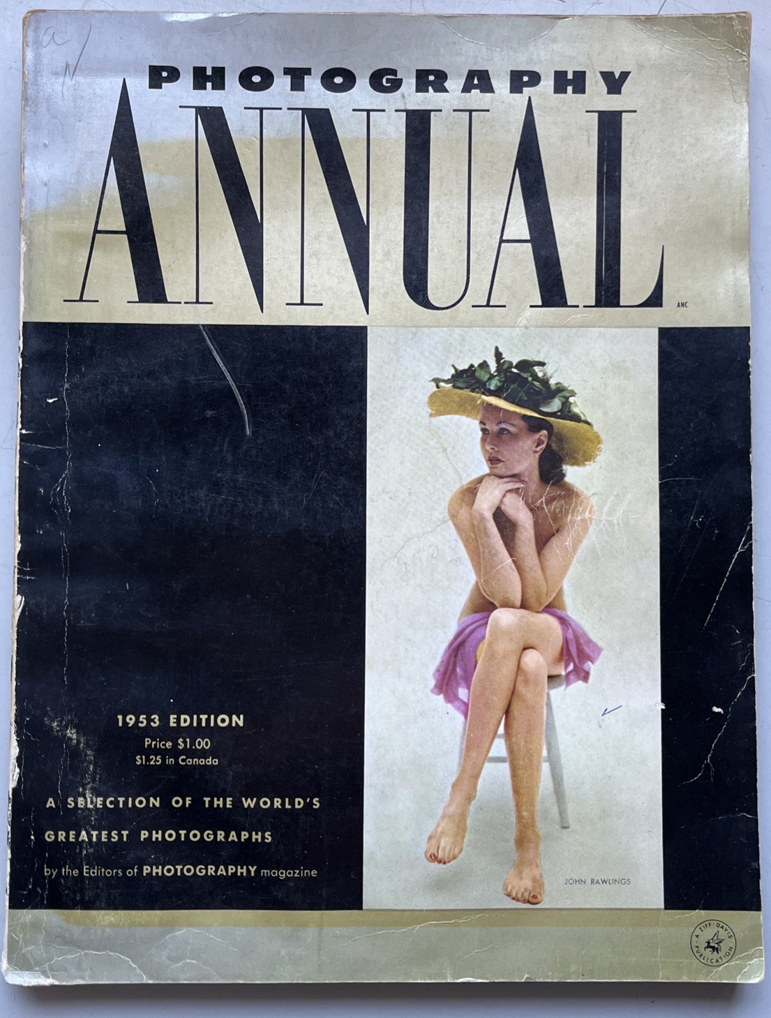 PHOTOGRAPHY ANNUAL MAGAZINE 1953 GREATEST PHOTOGRAPHS OF THE YEAR 282 PAGES S/C