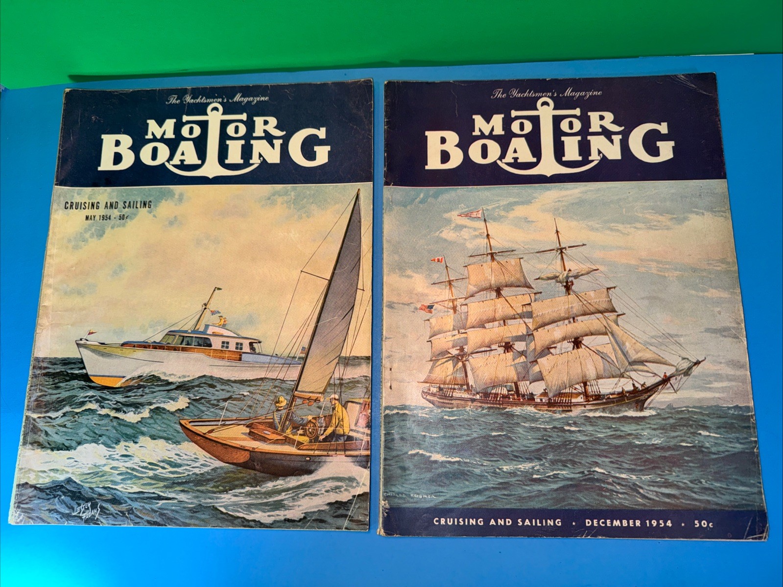 Motor Boating magazine May & December 1954