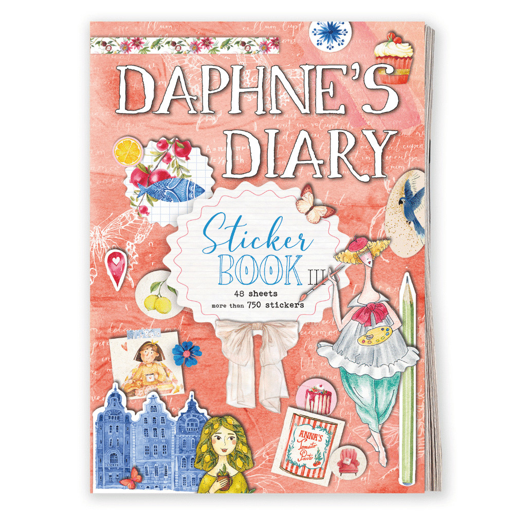 DAPHNE’S DIARY STICKER BOOK III (3) | ISSUE 1 | 48 SHEETS – 750 STICKERS