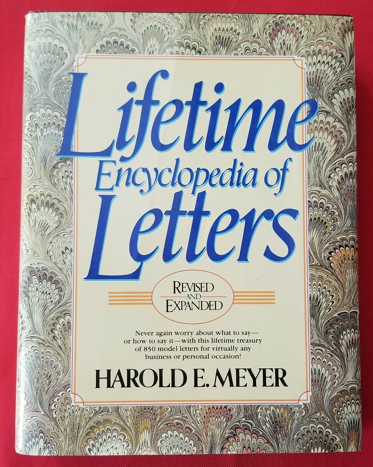 Lifetime Encyclopedia of Letters by Harold E. Meyer (1991, Hardcover Book)