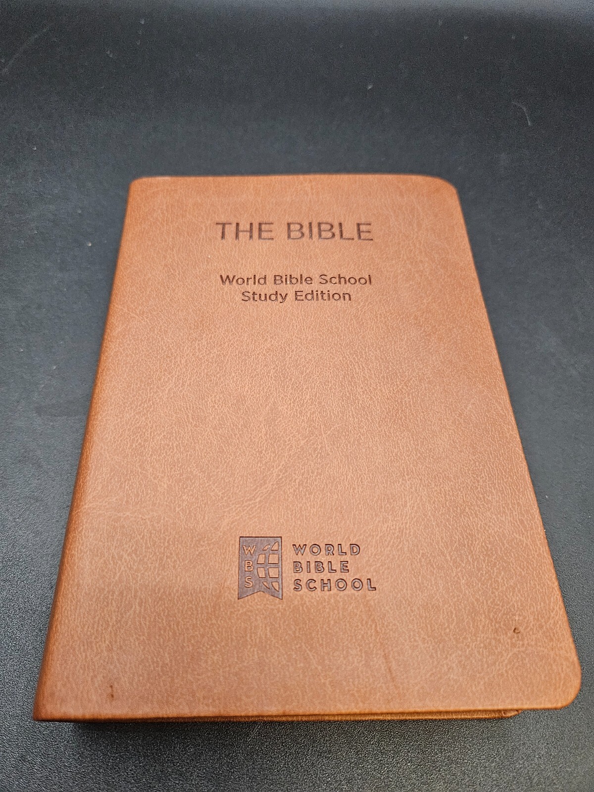 The World Bible School Study Leather Bound Edition Bible
