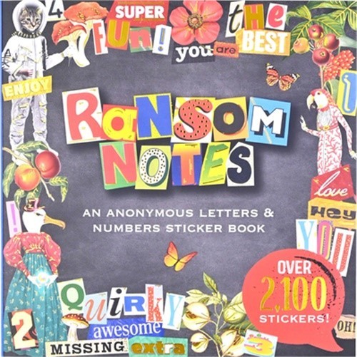 Ransom Notes Sticker Book (Over 2100 Stickers!) (Paperback or Softback)