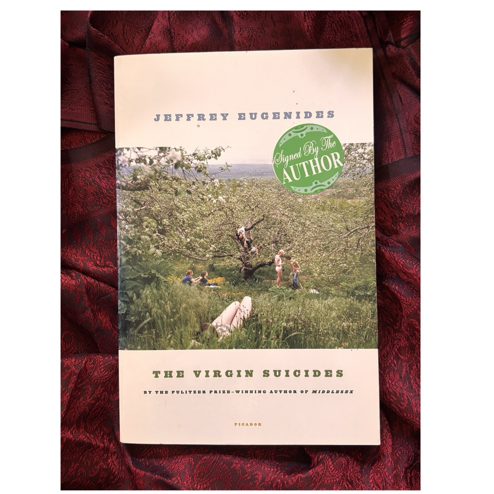 Jeffrey Eugenides The Virgin Suicides PB Picador 1993 Signed by Author VINTAGE