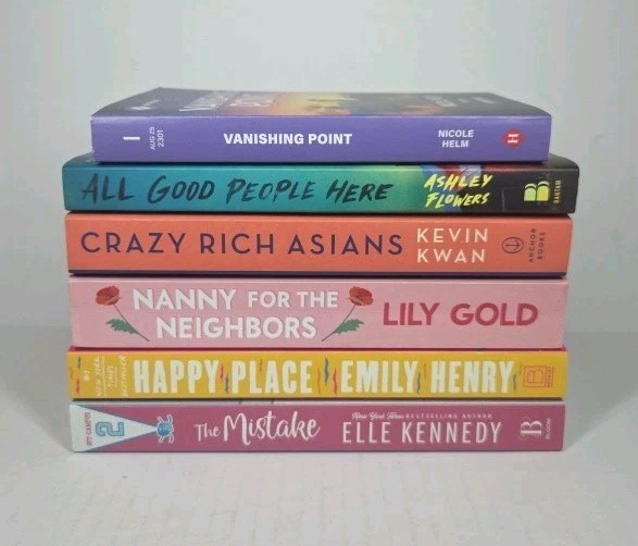 Lot Of 6 Books Mixed Titles/Authors Paperback (Summer Reads)