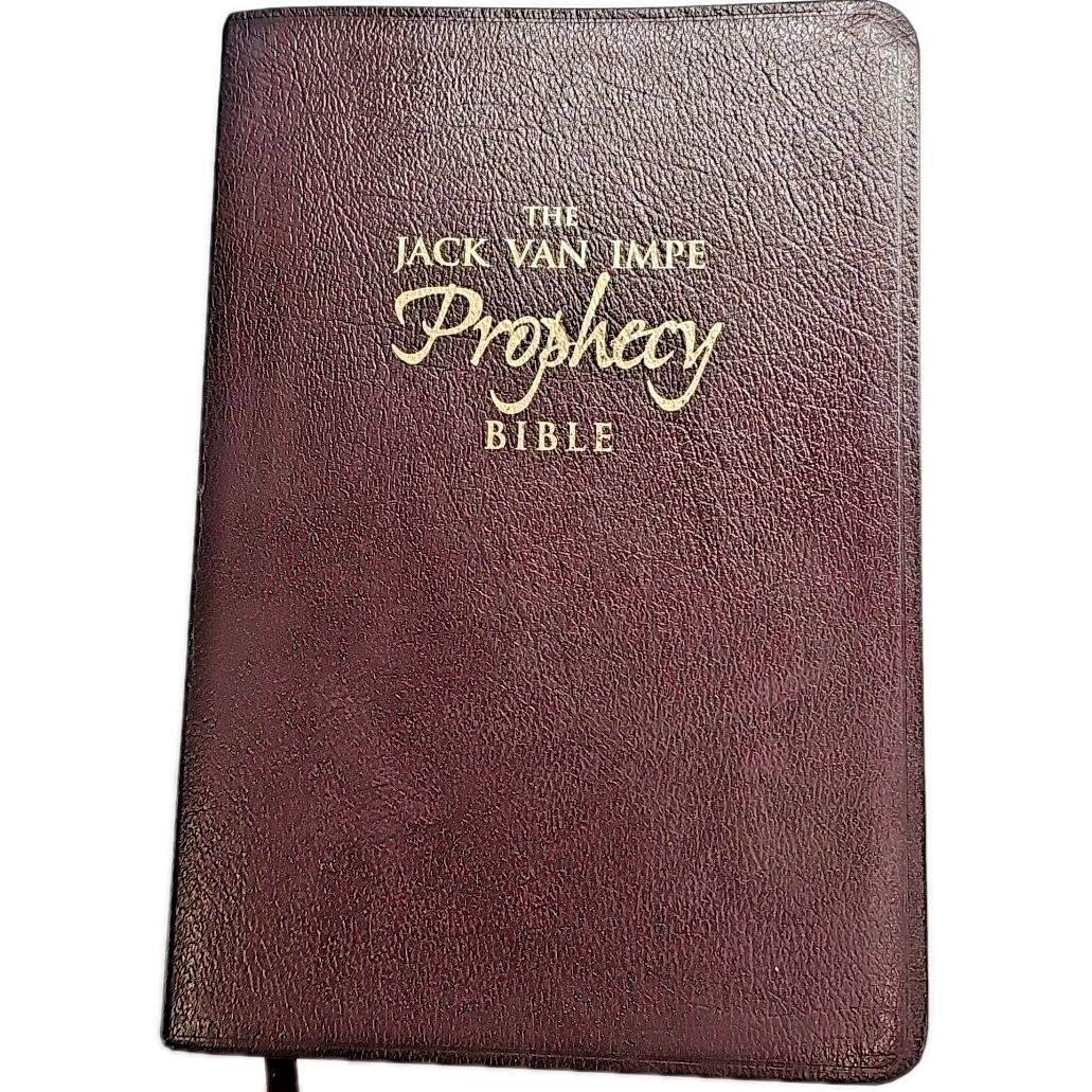The Jack Van Impe Prophecy Bible KJV Red Letter Limited Edition Leather Bound