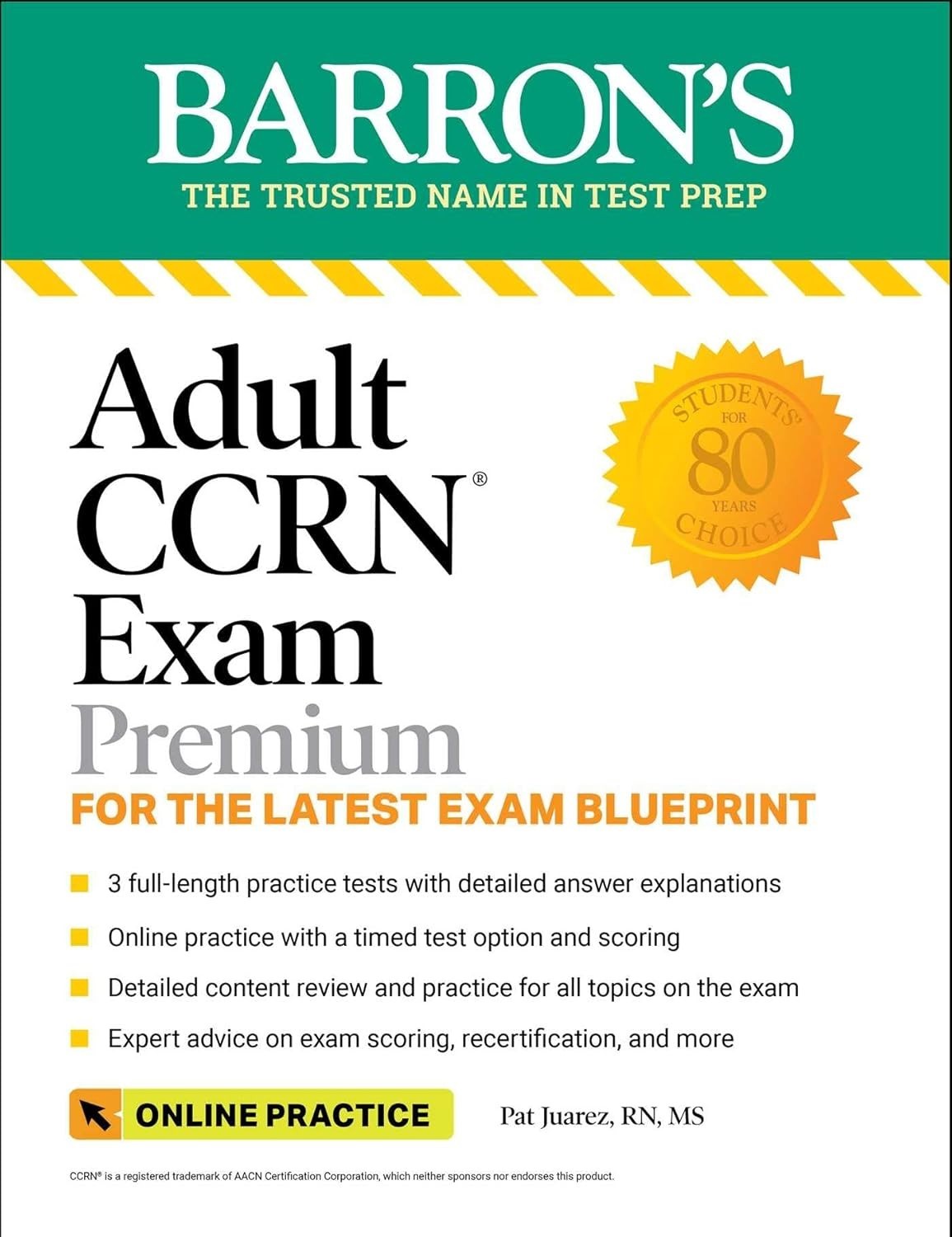 Barron’s Test Prep Ser.: Adult CCRN Exam Premium: Study Guide for the Latest…