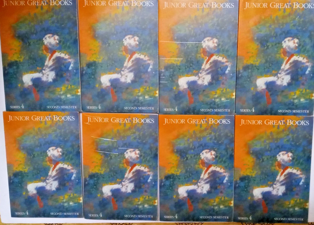 LOT (8) JUNIOR GREAT BOOKS SERIES 4 SECOND SEMESTER 271 PAGES Guided Reading