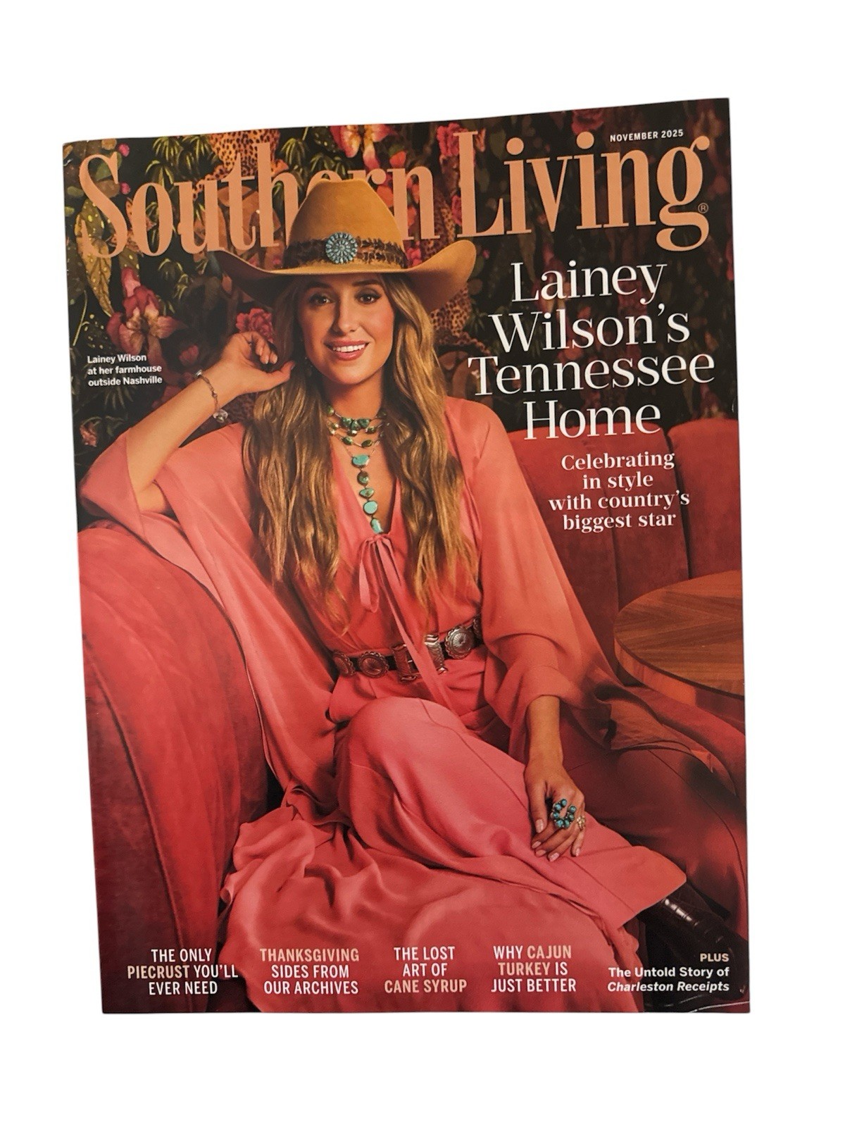 Southern Living Magazine Nov 11 2025 Lainey Wilson Tennessee Piecrust Cane Syrup