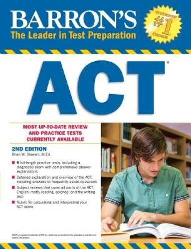 Barron’s ACT, 2nd Edition (Barron’s Act (Book Only)) – Paperback – VERY GOOD
