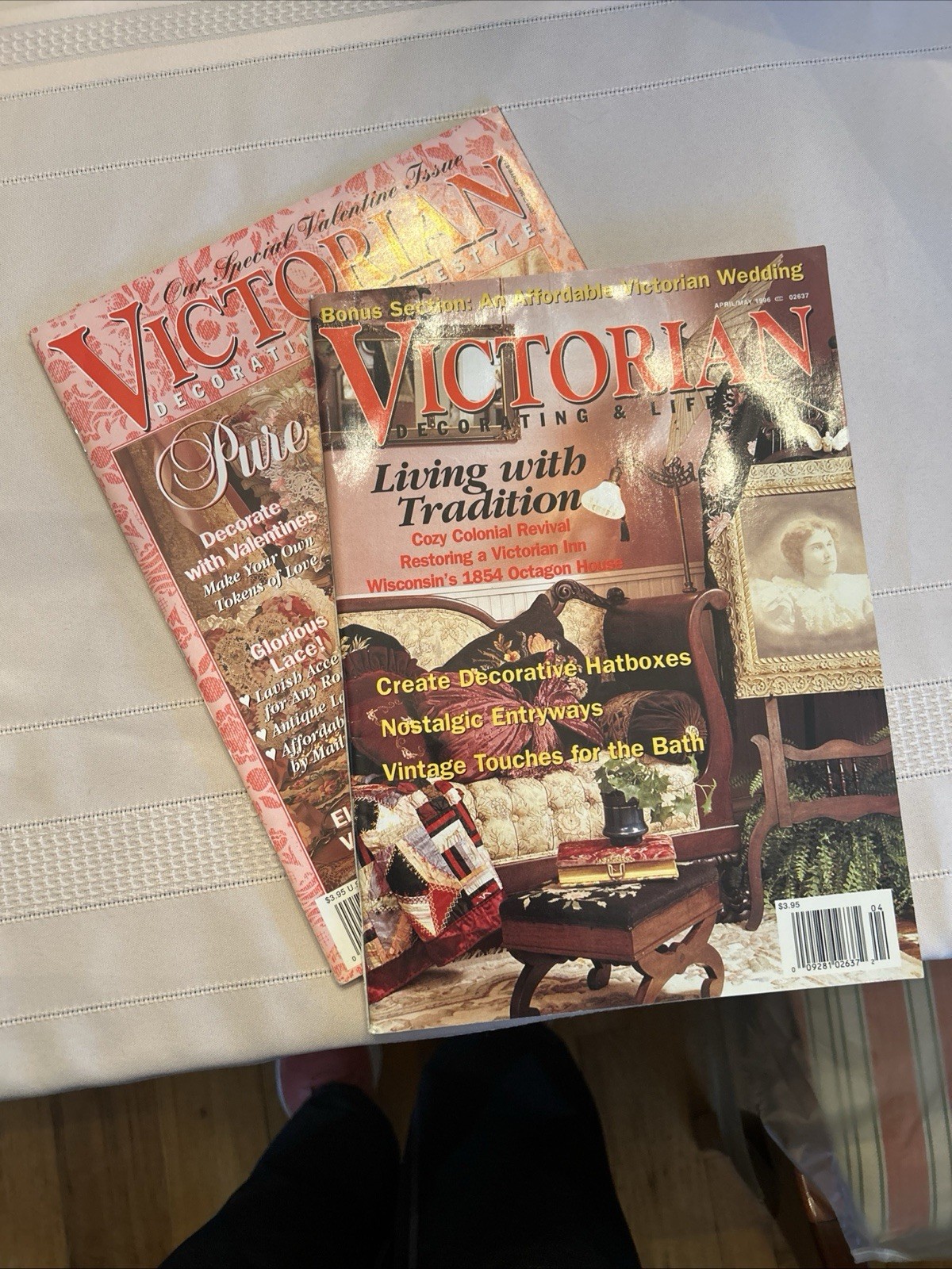 Victorian Decorating & Lifestyle Magazine – Lot Of 2 Feb/March Apr/May 1996