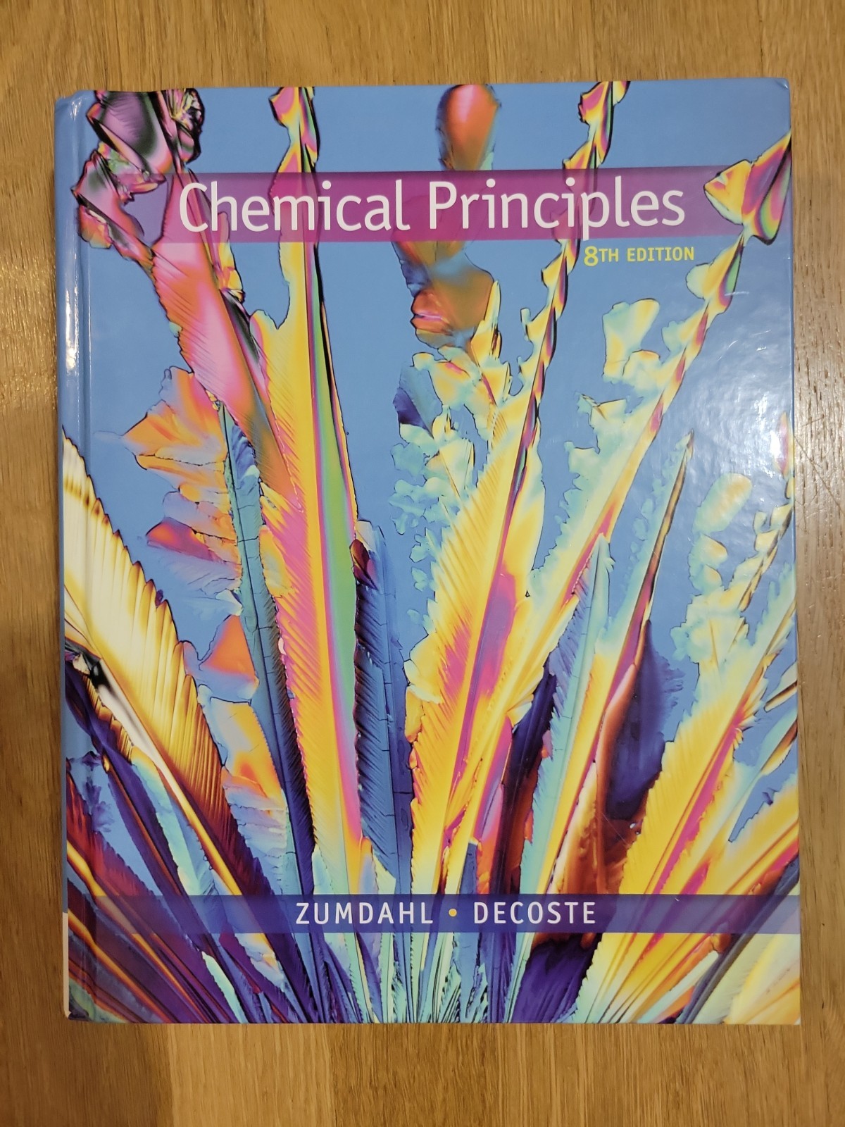 Chemical Principles 8th edition Hardcover by Zumdahl Steven DeCoste Donald NEW