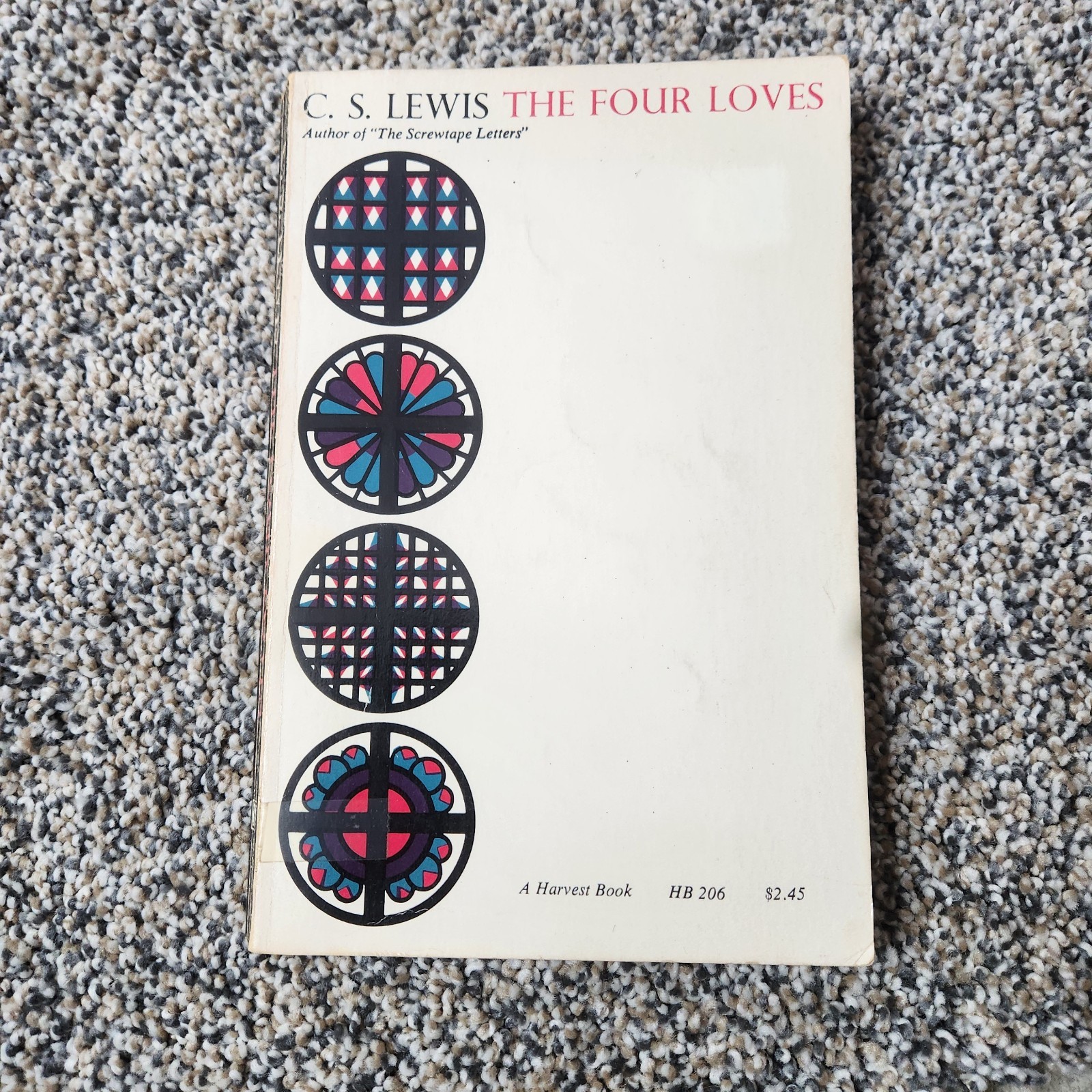 THE FOUR LOVES by C. S. Lewis 1960 First American Edition, 1st Printing Pb