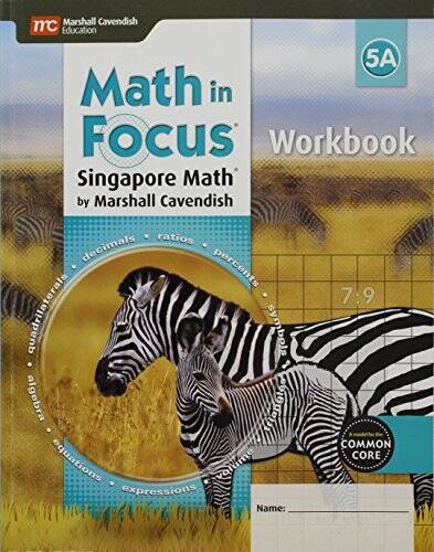Math in Focus: Singapore Math: Student Workbook, Book A Grade 5 – GOOD