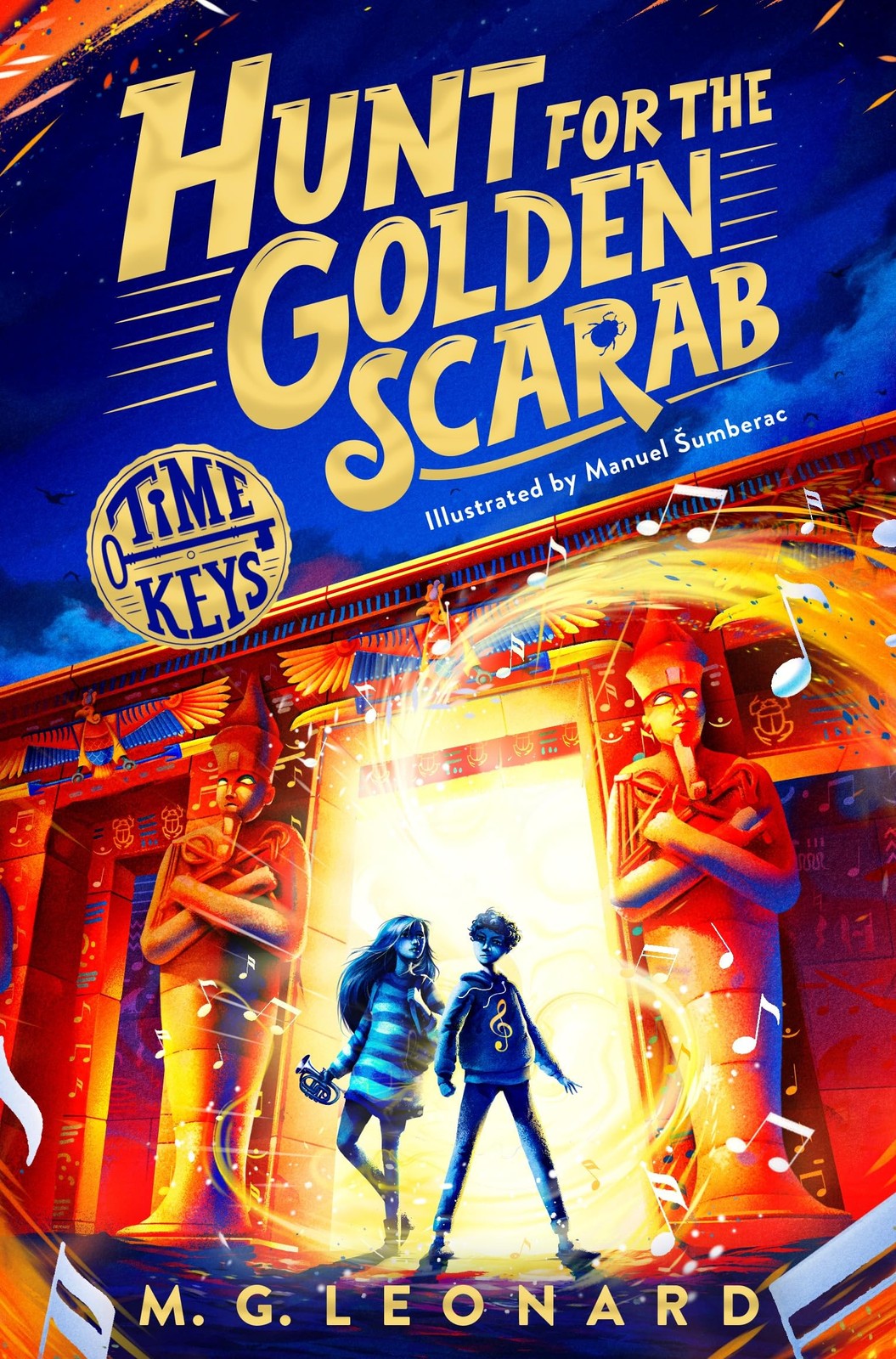 Hunt for the Golden Scarab *Signed by the author