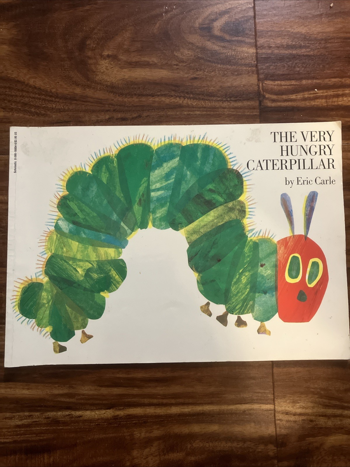 The Very Hungry Caterpillar by Eric Carle 1987 Hardcover Childs Book Vintage