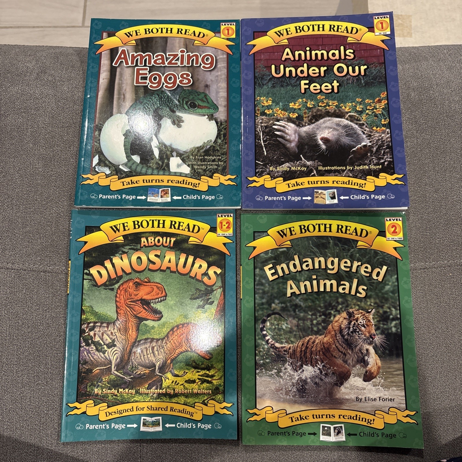 We Both Read Series Levels 1, 1-2, 2 NEW