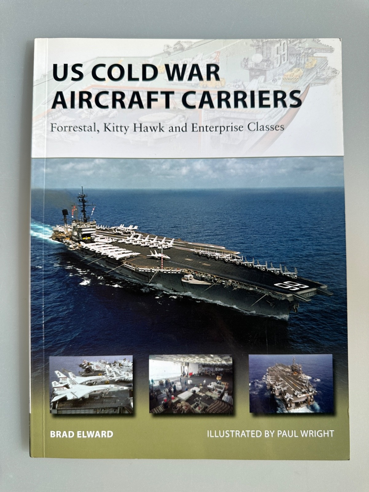 US Cold War Aircraft Carriers by Brad Elward Osprey Paperback