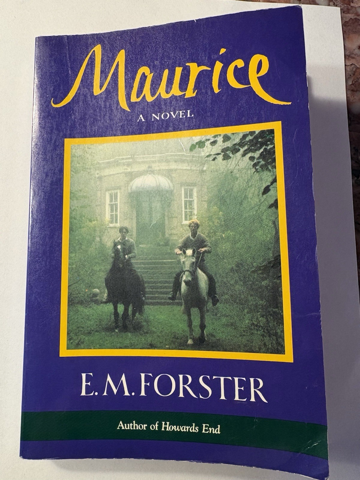 A BOOK: MAURICE By E. M. FORSTER. 256 pgs. W W NORTON