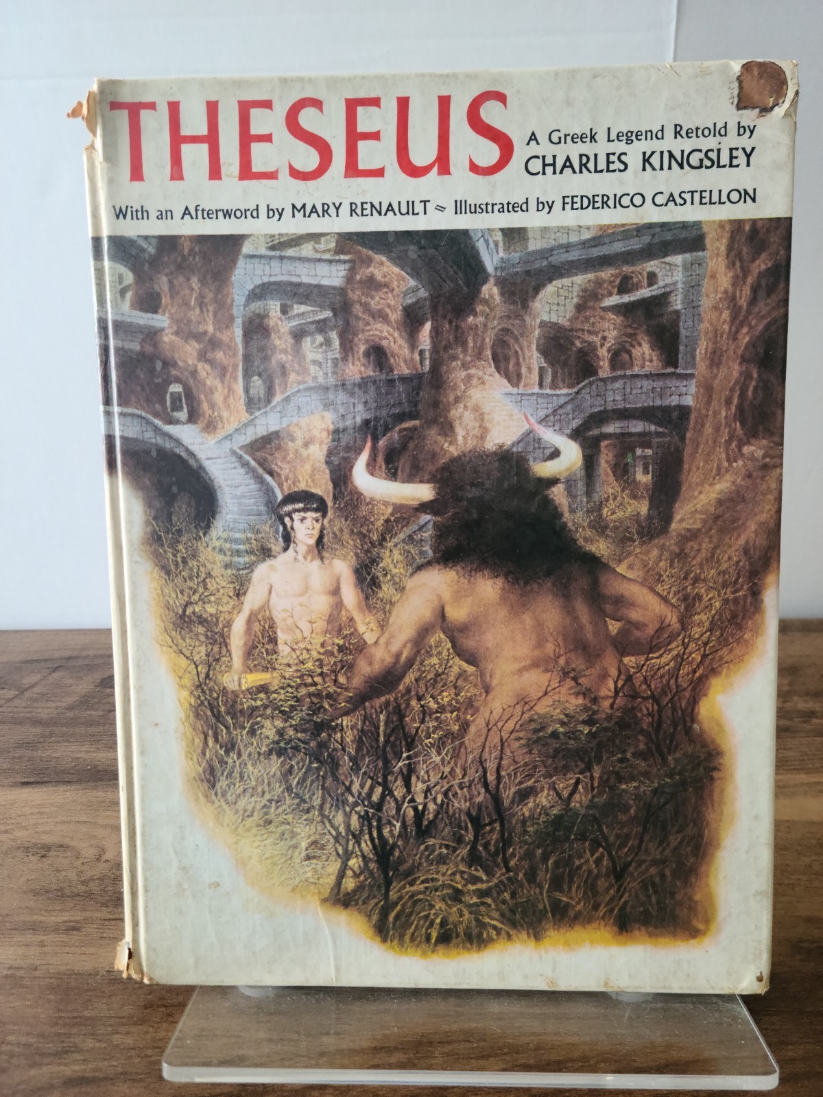 Theseus Book Greek Legend Retold By Charles Kingsley 1964 Acceptable