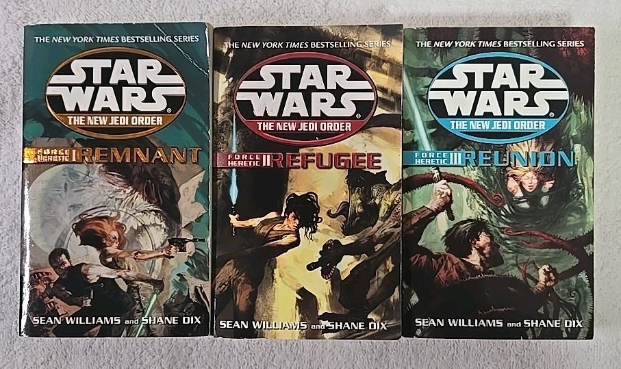 Star Wars: The New Jedi Order, Force Heretic Vol 1-3 Del Rey LucusArts Trade PB