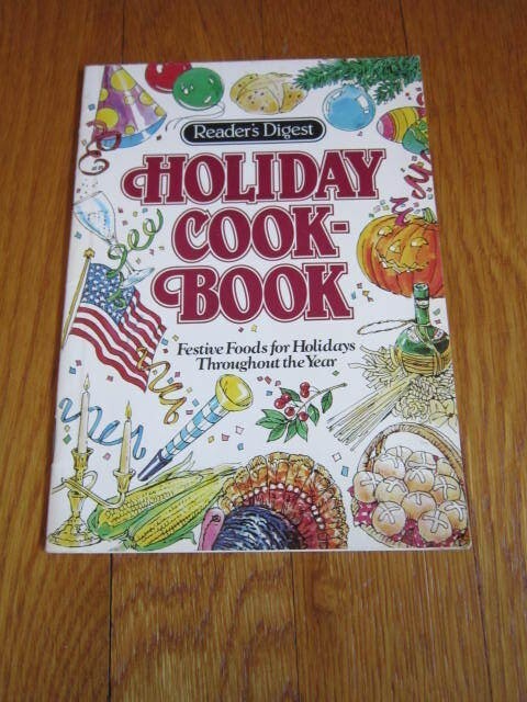 Reader’s Digest Holiday Cookbook 1985 pb Year Long Recipes 24 pg FREE SHIP