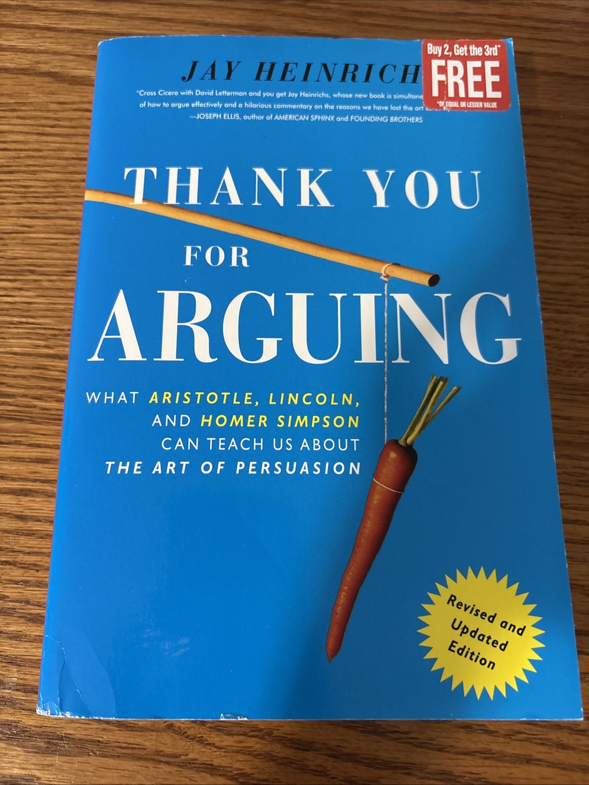Thank You For Arguing Book By Jay Heinrichs